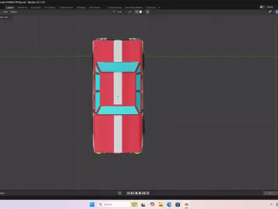 Low Poly Car Low-poly 3D model 27