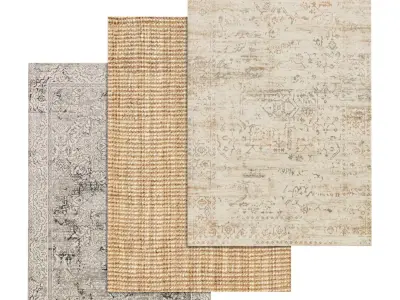 Rug Set 992 3D model