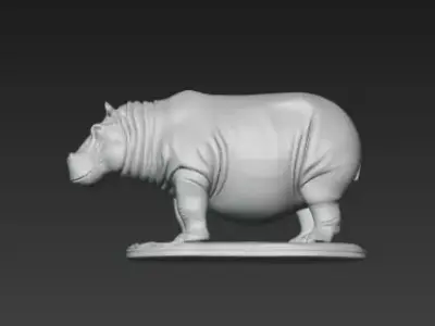 Ocean Spirit Hippocampus Sculpture 3D print model