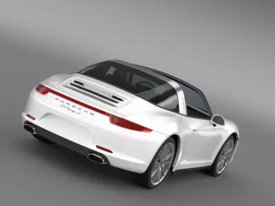 Porsche 911 Targa 4 2014 3D model