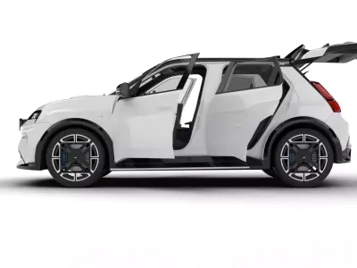 Alpine A290 GT 2025 HQ 3d model 3D model