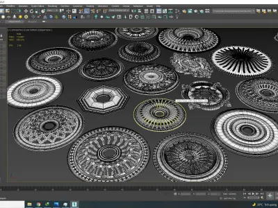 ceiling decor 3D model