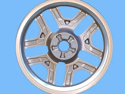 Jeep Renegade 4xe S 2020 19-inch rim  3D print model