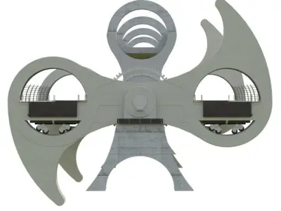 Falkirk Wheel 3D model