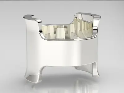 Minimal Design Ring Hermes Style 3D print model
