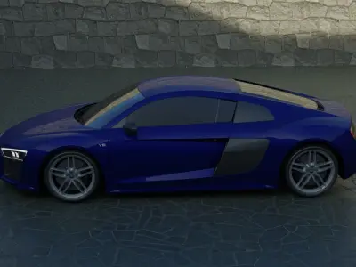 Audi R8 V10 Plus 3D model