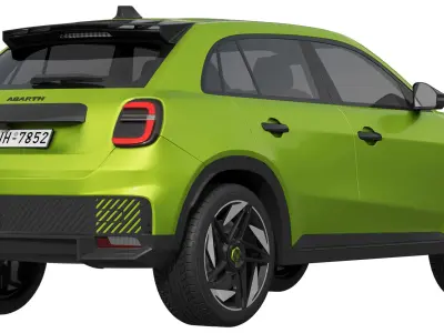 Fiat 600e Abarth 3D model