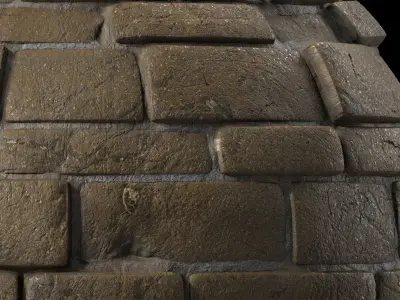 Stone Wall Materials 70- Decorative Stone Sbsar Pbr 4k Seamless Texture