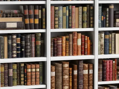 Classic Books 13 3D model