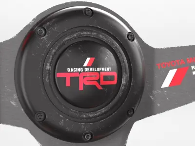  Car Steering Wheel 3D model