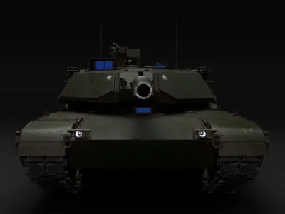 M1E1 Abrams 3D model