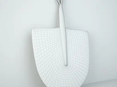 African Handwoven Fan 32 3D model