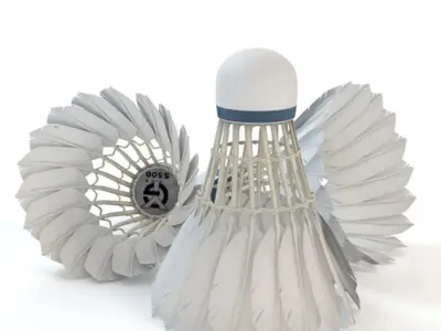 Badminton Shuttlecock 3D model