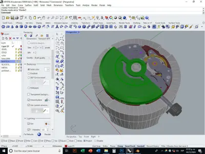 Automatic Watch Movement 3D model