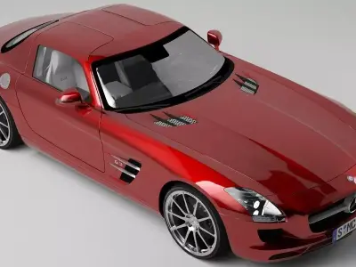 Mercedece benz sls AMG 3d model 3D model