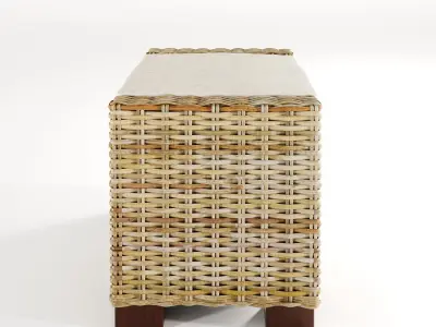 Rattan chair 2020 3D model