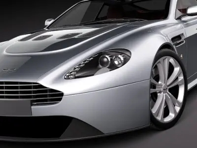 Aston Martin v12 Vantage 3D model
