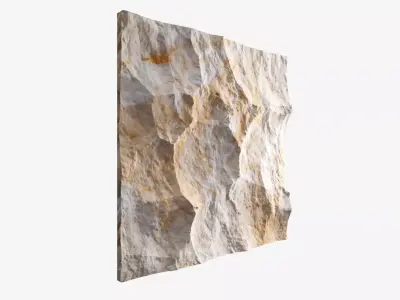 350-RockPanel sandstone wall texture 3D model