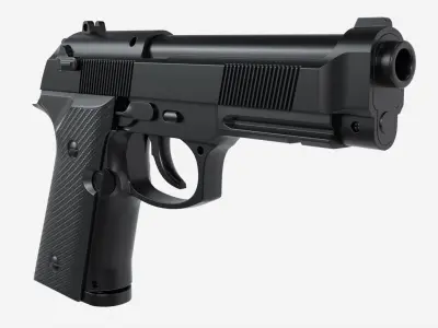 Airgun BB pistol 3D model