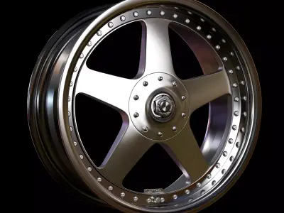 VeilSide Andrew V Wheels 3D model