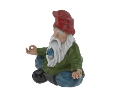 Gnome Statue 01 3D model