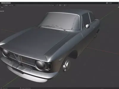 Alfa Romeo GTA 1965 3D model