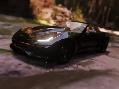 Chevrolet Corvett ZR1 SK Model 3D model