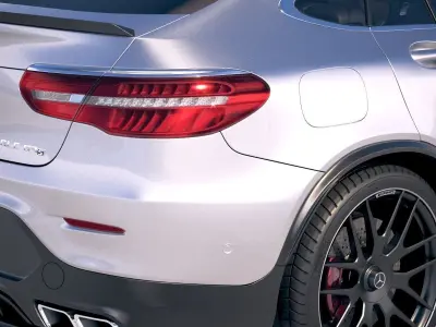 Mercedes GLC63 S AMG Coupe 2018 3D model