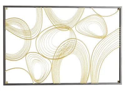 Handmade Glam Abstract Wall Art Low-poly 3D model
