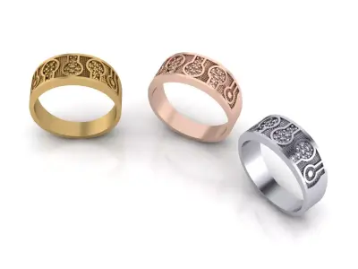 free jewelry ring Free 3D print model order