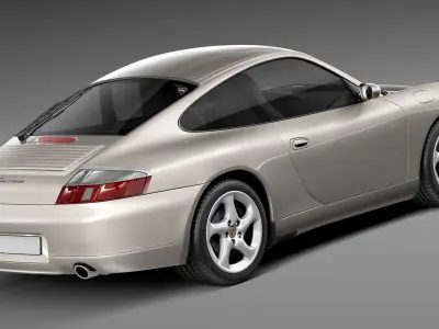 Porsche 911 996 Carrera 1997-2001 3D model