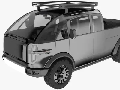 Canoo Pickup Truck  3D model