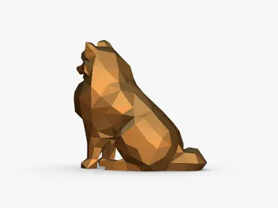 Spitz figure 3D print model