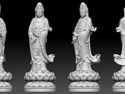 Guanyin  3D print model