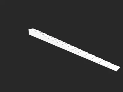 3D Ruler 3D print model