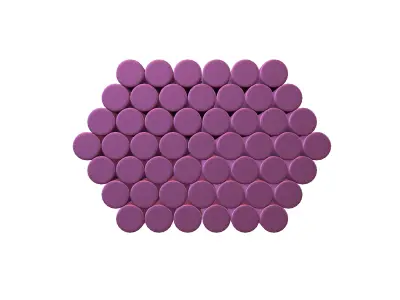 Steel Round Bars v1 004 Low-poly 3D model