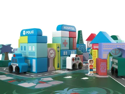 Building Blocks 3D model