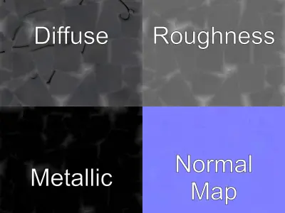 Classic Black Wool French Beret model pack Low-poly 3D model