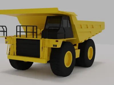 Caterpillar 777D Free 3D model