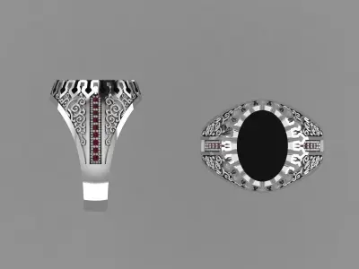 NEO MAN RING MODEL34 3D print model