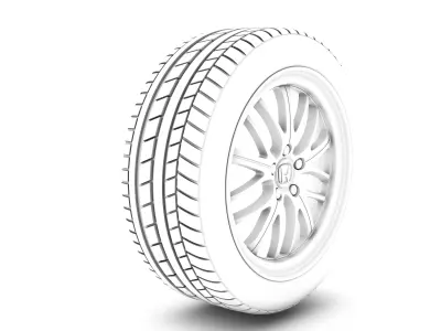 tyer model car tire 3D model