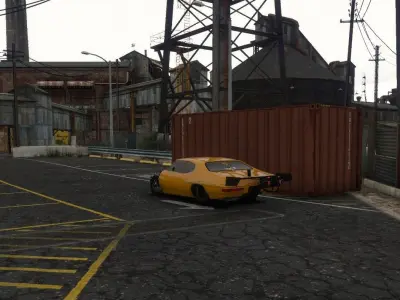 FIVEM READY AND OBJ BLEND DRAG CAR  Low-poly 3D model