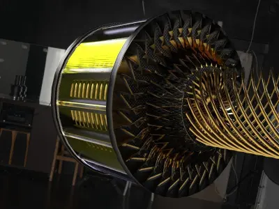 Dumbbell concept 3D model