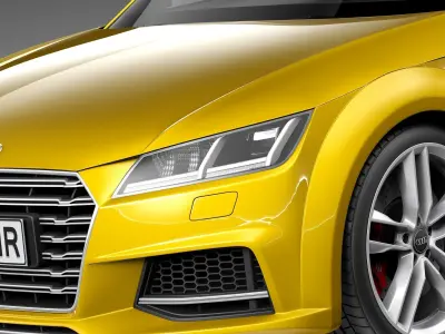 Audi TTS Roadster 2015 3D model