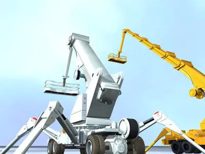 Wheeled Spider Platform 3D model