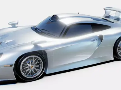  Racing is not a simple game Low-poly 3D model