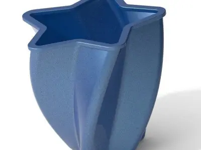 Classic Attractive Star Vase 3D print model