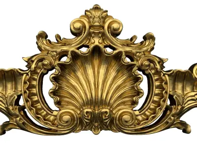 Classic decor ornament v-3D model 61 3D model