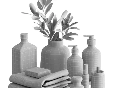 Bathroom Accessories-07 3D model
