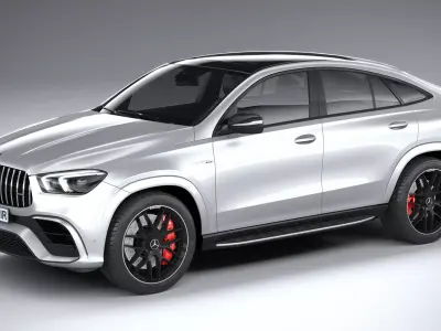 Mercedes-Benz GLE 63 AMG Coupe 2021 3D model